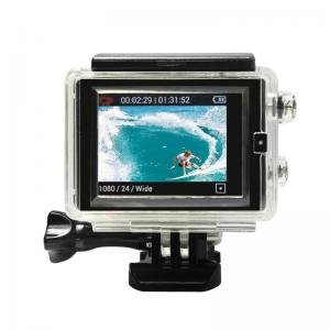 Go Pro Accessories Set Touchable Waterproof Housing Case With LCD Touch Screen Display For GoPro Hero 3+ 4 Camera