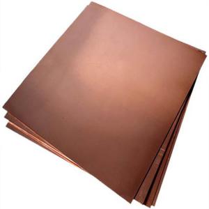 China Pure 20mm Copper Plate Sheet Coil Grade Non Alloy 99.9% Purity supplier