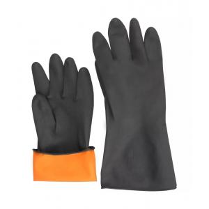 Black rubber latex industrial gloves, gloves, safety work waterproof industrial rubber gloves