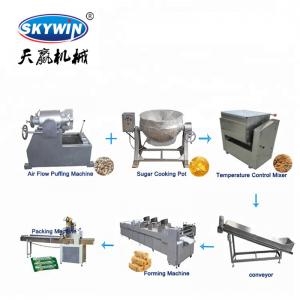 2.2kw Power Cereal Energy Nougat Muesli Protein Bar Production Line