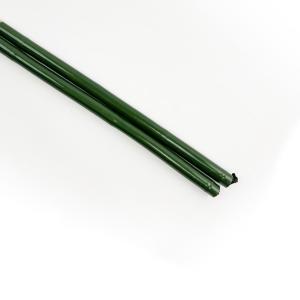 China 20cm Painted Raw Bamboo Poles Stakes Rods Green Decoration supplier