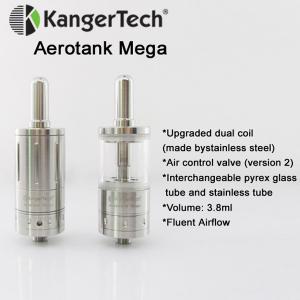 Kanger aerotank mega clearomizer with Airflow control and double Bottom Dual Coils