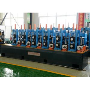 China Steel Welded Pipe Making Machine Friction Saw Cutting 50m/Min Line Speed supplier