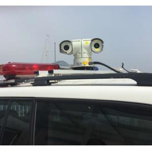 China Car Mount PTZ Laser Camera / Infrared Night Vision Long Range Security Camera supplier