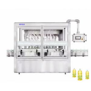 Full Automatic Liquid Oil Auto Bottle Filling Machine Label Sealing Machine