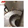 China Escalera de mármol interior del hotel con diseño curvo en espiral moderno y opción de corte a medida wholesale