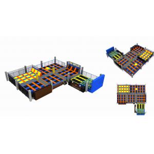 756M2  Free Jumping/ Indoor Trampoline Park / Kids Indoor Jumping Bed For Fun/ Amusement Trampoline