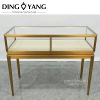 China Factory Wholesale Custom Made High end Fashion Jewellery Table Display Counter With Company Brand Logo on sale