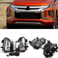 China Mitsubishi Triton Headlight Tail Light 4x4 Car Led Drl Fog Light Driving Lamp on sale