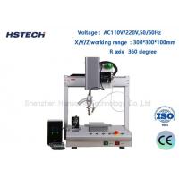 China Single Doubel Soldering Iron / Tip Rotation Available Desktop Soldering Machine HS-S331R on sale