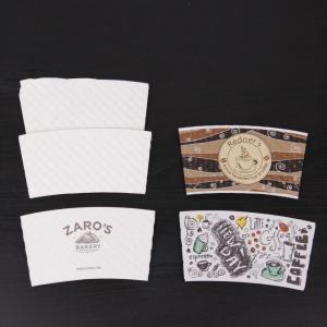 hot paper cup sleeve,custom paper coffee cup sleeve with logo,coffee paper cups