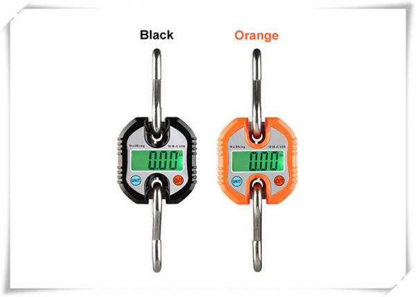 Portable Industrial Crane Scale Black / Orange For Multifunctional Use