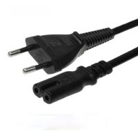 2Pin EU Power Cable 250V 2.5A DC Plug Power Cord IEC Female End