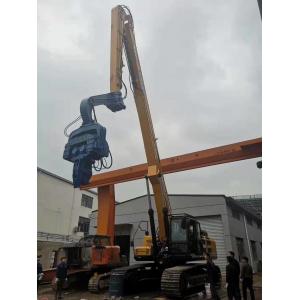 Multifunctional Sheet Pile Driving Machine Silence Operation Easy Maintenance