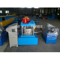 China C Purlin Roll Forming Machine With Gcr15 Bearing Steel 12 Groups Rollers for Store Fixture on sale