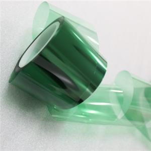 China Heat Resistance For Masking PCB 3D Printed No Residue glue Green Silicone PET Adhesive Tape supplier