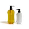 China El cosmético plano amarillo del ANIMAL DOMÉSTICO de Tranlucent embotella la dirección de la superficie de impresión de la serigrafía del modelo wholesale