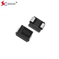 China SMD Schottky Barrier Rectifiers 20~200VRRM DO-214AA SMB Package SS24B 40VRRM on sale