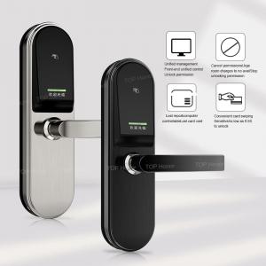 Zinc Alloy Hotel Smart Locks / Electronic Door Lock System For Hotels USB