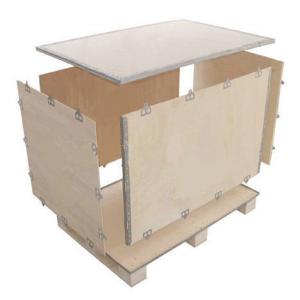 Reusable Recycling Wooden Shipping Boxes Hazardous Goods Wooden Pallet Boxes