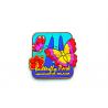 Wholesale and custom square shape with bee sheep river butterfly image