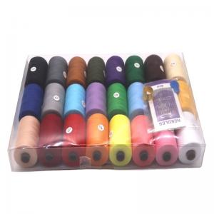 China 24 Colors a Box Crochet Thread Cotton Yarn 40S/2 Cotton Sewing Thread for Hand Sewing supplier