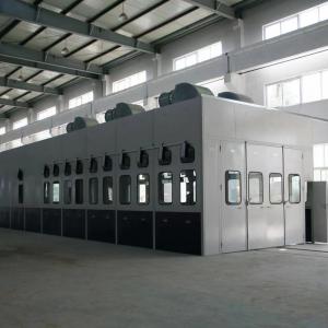 15m 380V Bus Spray Booth Truck Painting Room Eco Friendly Twater Curtain Spray Booth