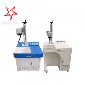 China Stainless Steel Fiber Laser Engraver , USB Flash Drive Fiber Marking Machine supplier