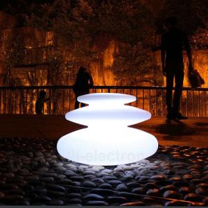Stylish PE Plastic Pool Glow Lights rechargeable For Outdoor Decorative