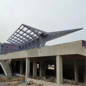 Prefabricated Portal Steel Structure Roof Logo Architectural Form Design