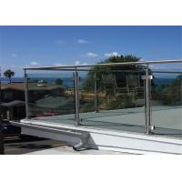 China Post Glass Railing Building Railing Outdoor Glass Balustrade Systems on sale