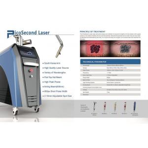 CE FDA approved Korean imported light guiding arm picosecond laser tattoo removal cost