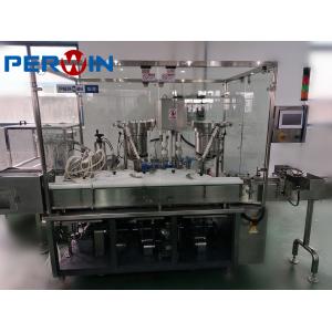 High Speed Syrup Filling And Capping Machine , Syrup Filling Line