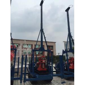 China Multi Purpose Core Drill Rig , Drilling Rig Tools Crawler Mounted  Powerful Diesel Engine supplier