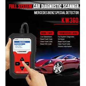 Full System ABS OBD2 Car Diagnostic Scanner Konnwei KW360 For Mercedes Benz