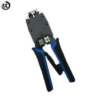 China Kico 500R Modular Crimping Tool 8P8C/RJ-45 6P6C/RJ-12 6P4C/RJ-11 Connectors Plug for Cuts Strips and Crimps on sale