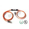 1 X 2 2 mm Single Mode WDM , FC / UPC Fiber Optic Cable Splitter 1480 / 1550nm