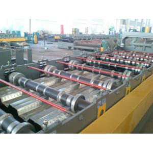China Single Chain Driving Floor Deck Roller Making Machine Forming Speed 15m Per Minute supplier