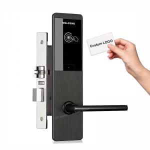 304 Stainless Steel Security Electronic Card Door Lock System Intelligent Hotel Lock Management Software System