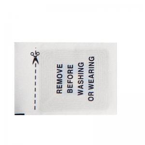 Clothing RF Soft Label , EAS security label With Fabric for Woven Sew Clothes