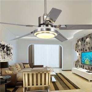 Ceiling Fan light with remote control Brushed Nickel Fans 42 48 52 inch 110v 220v white ceiling fan Light(WH-CLL-10)