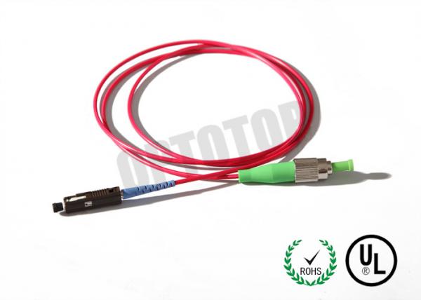 MU - cabo de remendo ótico 1F do conector do FÁ 2.0mm OFNR CORNING SMF-28 ULTRA,