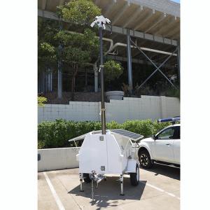China 4.5m lockable CCTV pneumatic telescopic mast inside CCTV looms secuity camera mast supplier