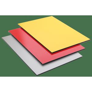 Easy Installation Wooden Aluminum Composite Panel Excellent Sound Insulation Impact Resistance