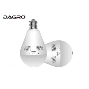 China 960P / 1536P Outdoor Light Bulb Security Camera HD Video With Remote LED Light supplier