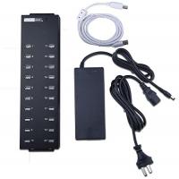 China Industrial Grade 20 Port USB2.0 Hub Charger Data Sync And Charging Station on sale