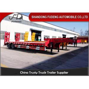 2 Axles 30 Ton Low Load Trailer Spring Suspension With Spring Ladder