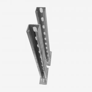 ASME Variable Height Steel Plate Bracket PV Wall Mount Corner Brace Construction