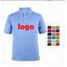 Mens POLO T Shirts 100% Cotton Short Sleeve Customized Screen Printing Casual