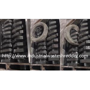 Stable Rubber Tire Plastic Waste Shredder High Strength Wear Resistance
